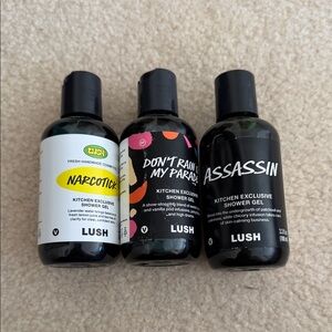 Lush Exclusive Shower Gel Set - Black and Multicolor